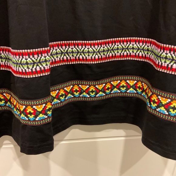 Dress Black Embroidery Sleeveless Size XXL (runs small) - Picture 3 of 9